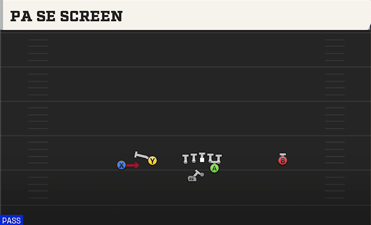 PA SE SCREEN play diagram