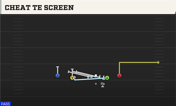 CHEAT TE SCREEN play diagram