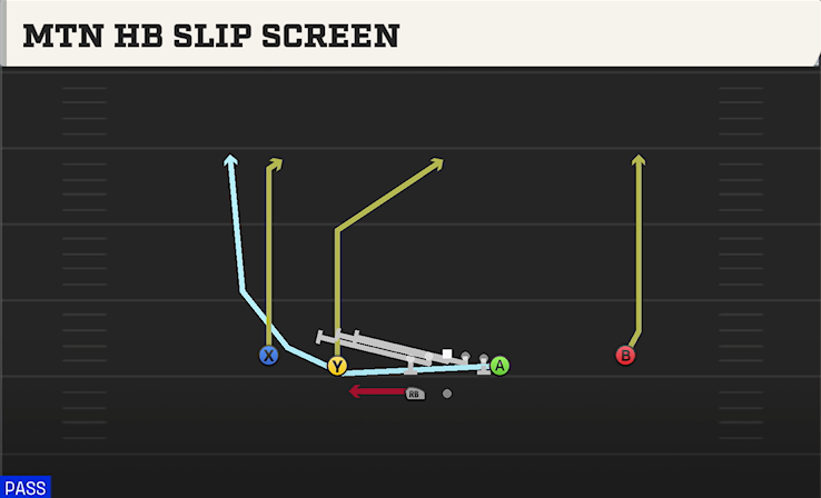 MTN HB SLIP SCREEN play diagram