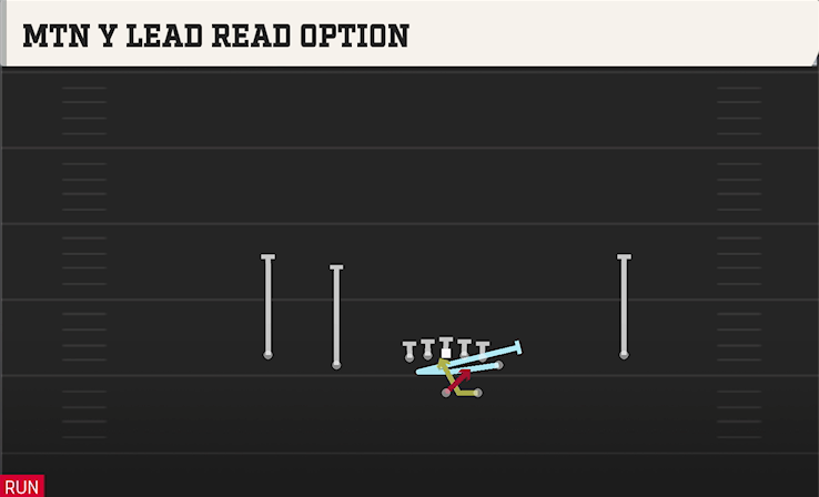 MTN Y LEAD READ OPTION play diagram