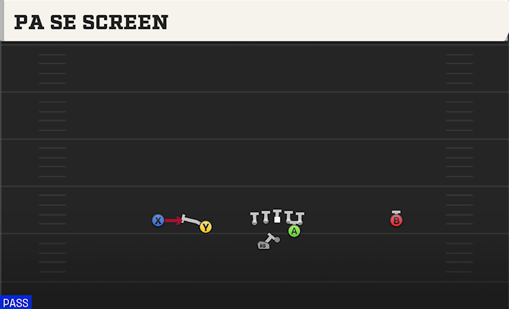 PA SE SCREEN play diagram