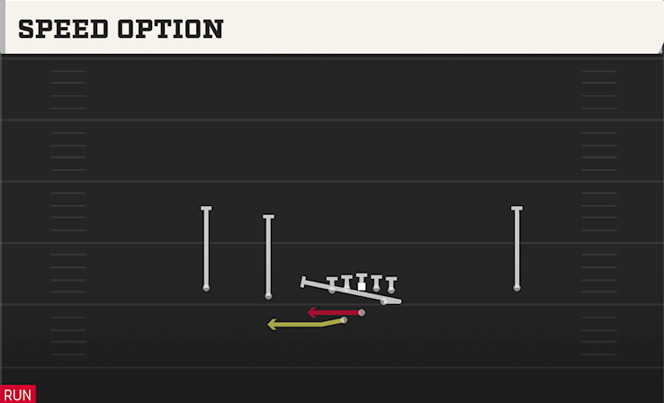 SPEED OPTION play diagram