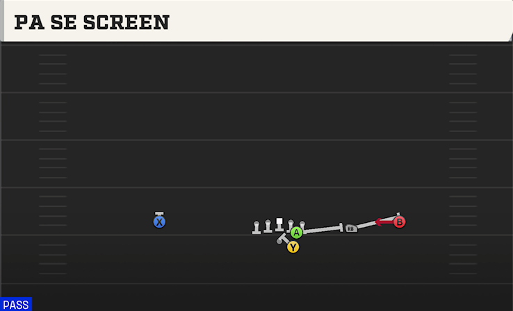 PA SE SCREEN play diagram