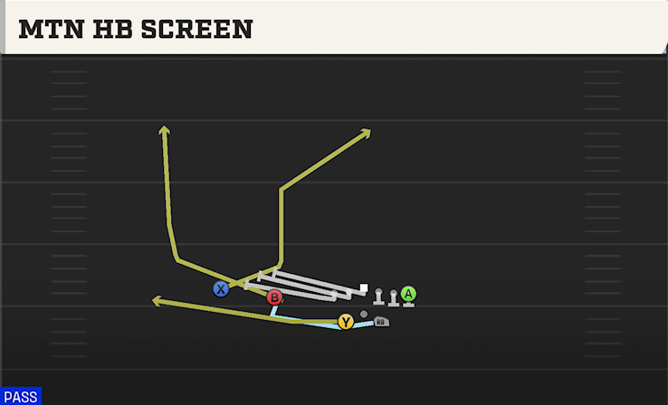 MTN HB SCREEN play diagram
