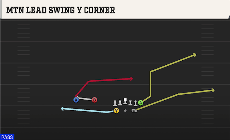 MTN LEAD SWING Y CORNER play diagram