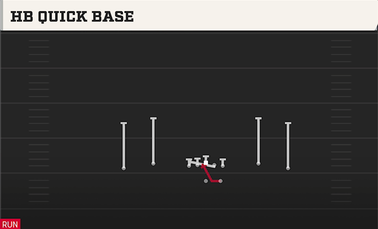 HB QUICK BASE play diagram