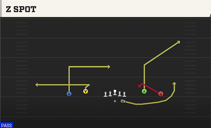 Z SPOT play diagram