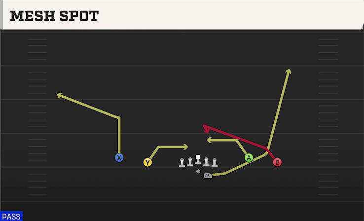 MESH SPOT play diagram
