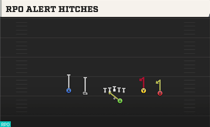 RPO ALERT HITCHES play diagram