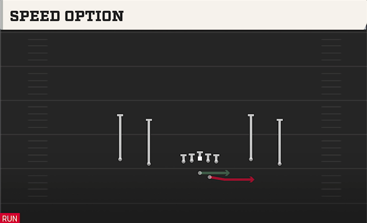 SPEED OPTION play diagram