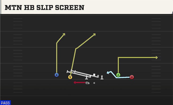 MTN HB SLIP SCREEN play diagram