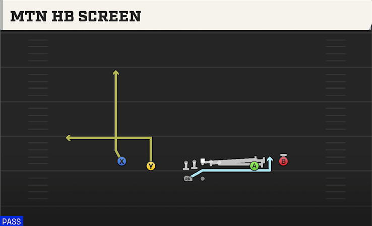 MTN HB SCREEN play diagram