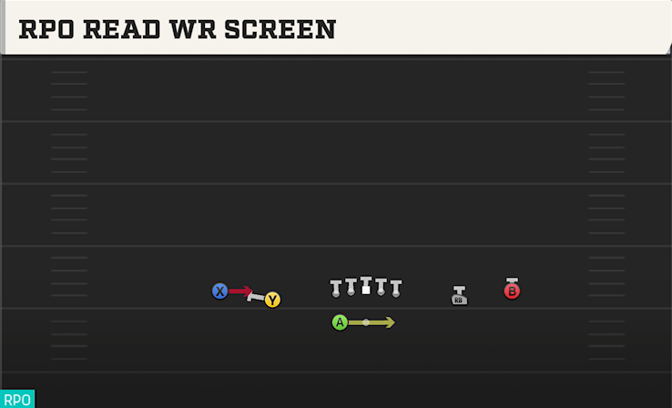 RPO READ WR SCREEN play diagram