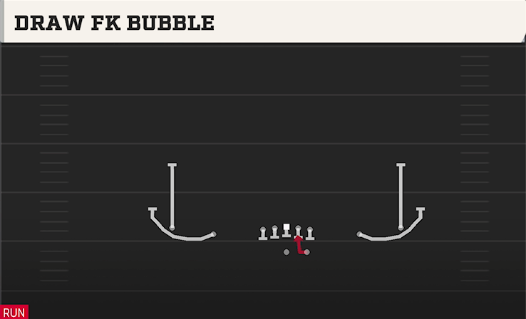 DRAW FK BUBBLE play diagram