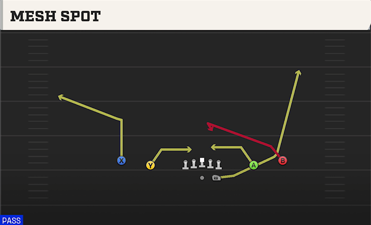 MESH SPOT play diagram