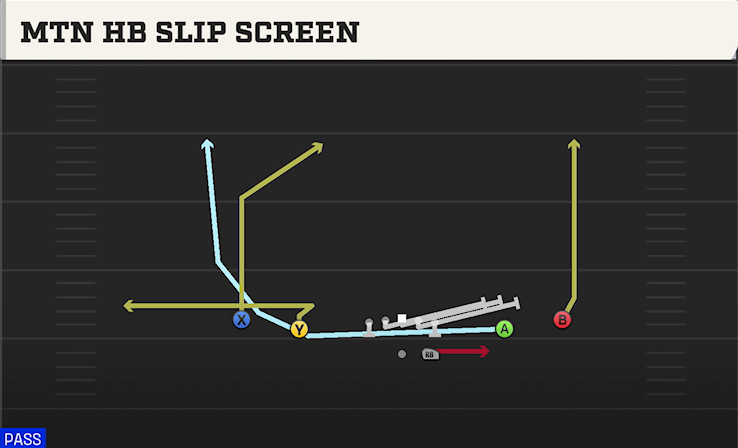 MTN HB SLIP SCREEN play diagram