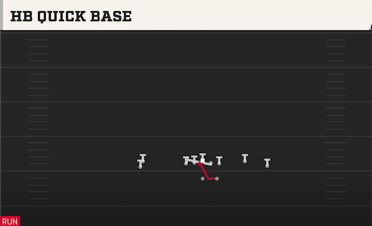 HB QUICK BASE play diagram