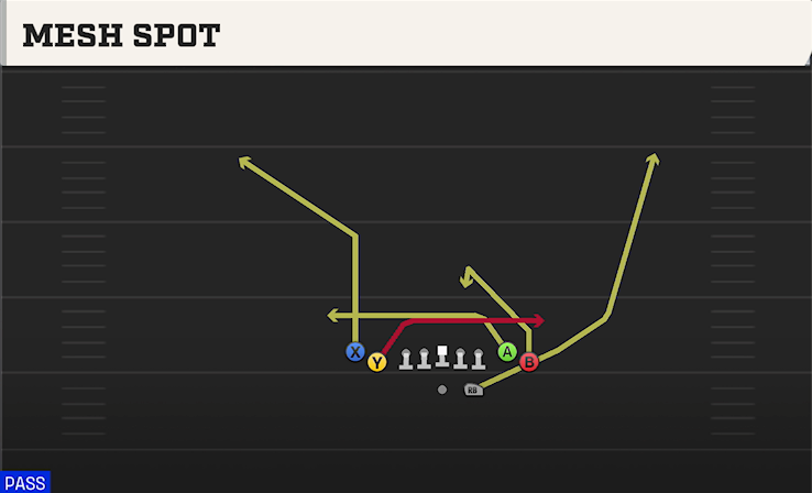 MESH SPOT play diagram