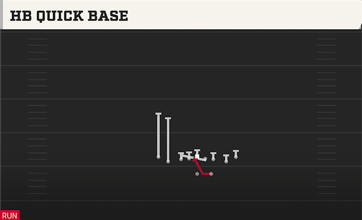 HB QUICK BASE play diagram