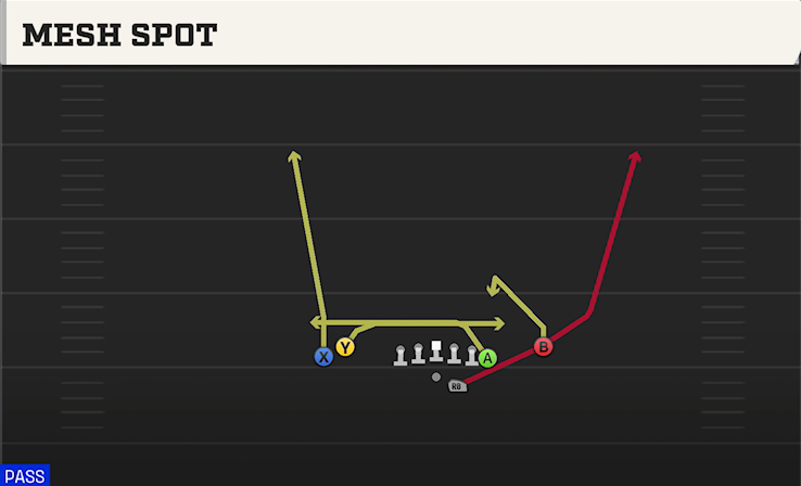 MESH SPOT play diagram