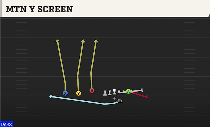 MTN Y SCREEN play diagram