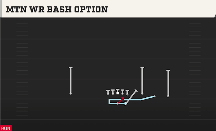MTN WR BASH OPTION play diagram