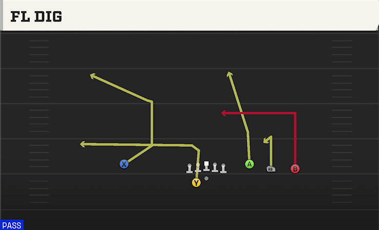 FL DIG play diagram