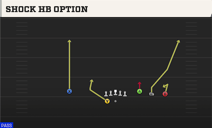 SHOCK HB OPTION play diagram