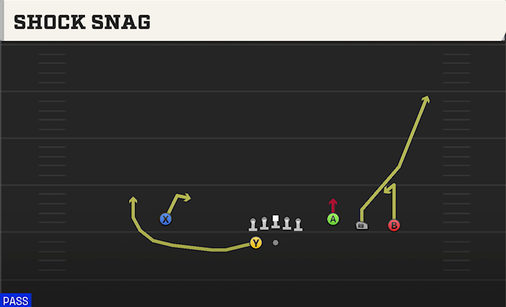 SHOCK SNAG play diagram