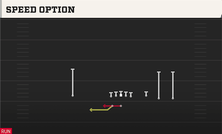 SPEED OPTION play diagram