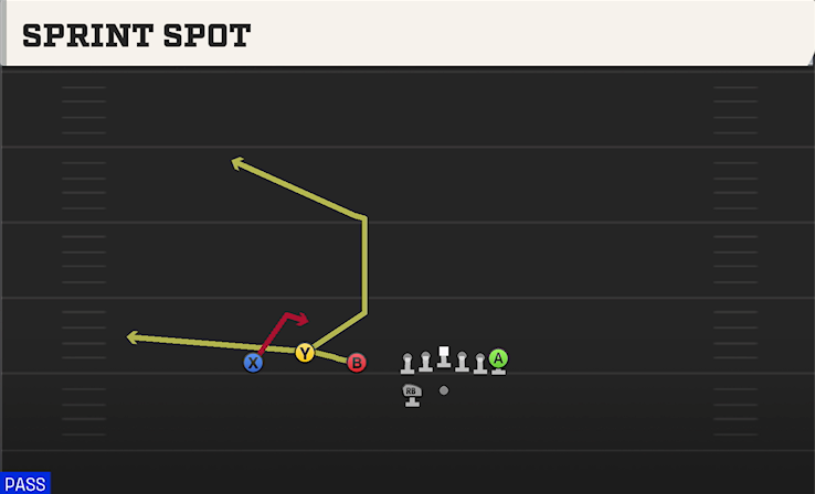 SPRINT SPOT play diagram