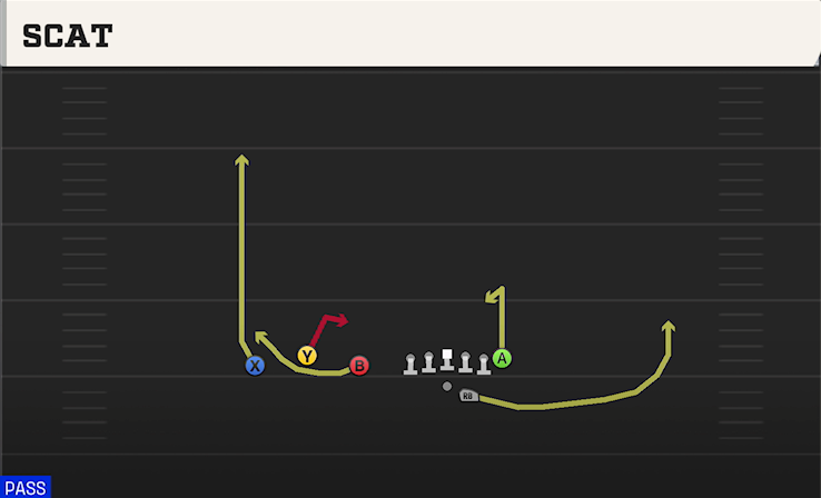 SCAT play diagram