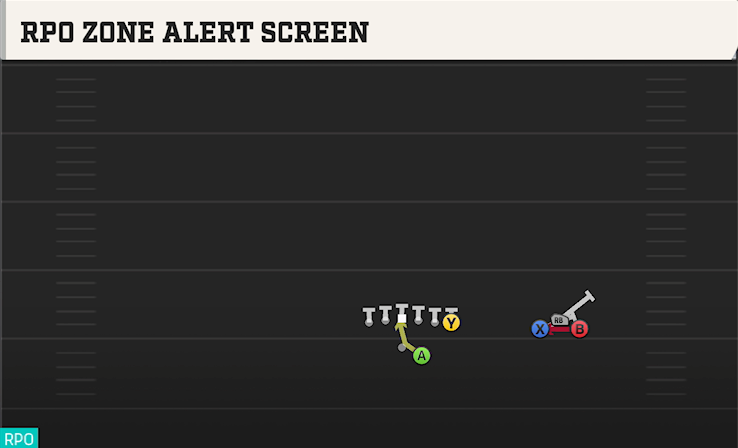 RPO ZONE ALERT SCREEN play diagram