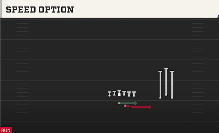 SPEED OPTION play diagram