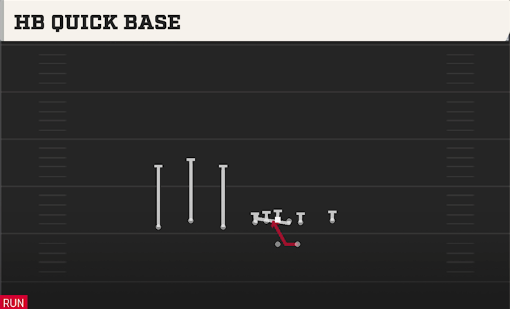 HB QUICK BASE play diagram