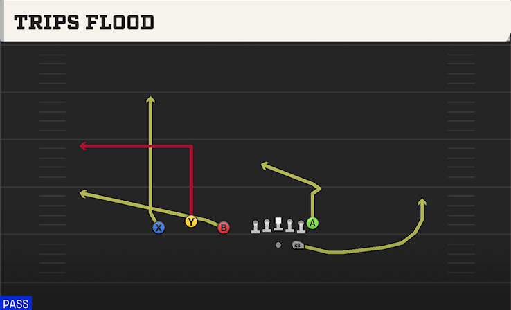 TRIPS FLOOD play diagram