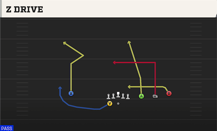 Z DRIVE play diagram
