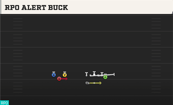 RPO ALERT BUCK play diagram