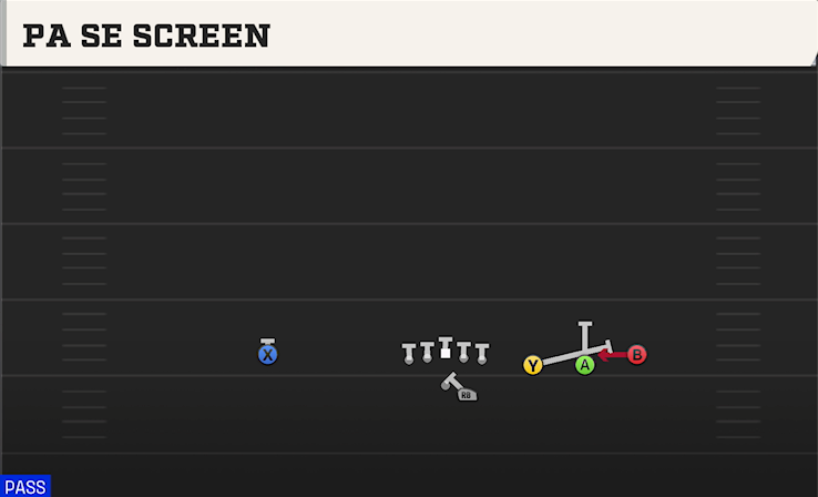 PA SE SCREEN play diagram