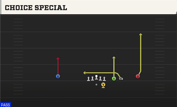 CHOICE SPECIAL play diagram