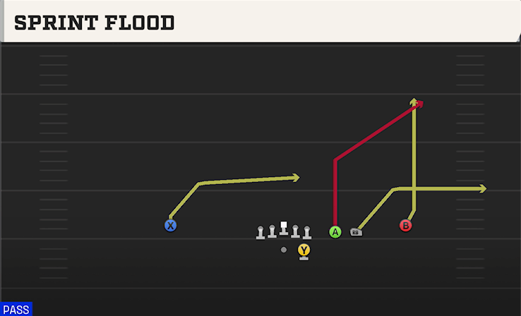 SPRINT FLOOD play diagram