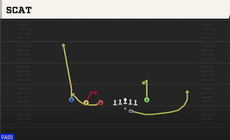 SCAT play diagram
