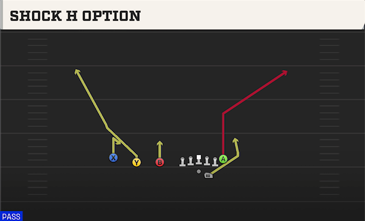 SHOCK H OPTION play diagram