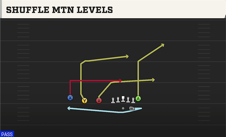 SHUFFLE MTN LEVELS play diagram