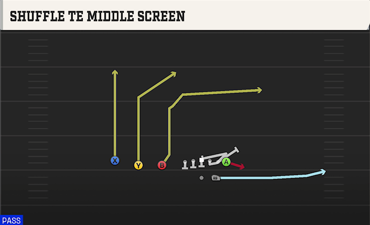 SHUFFLE TE MIDDLE SCREEN play diagram