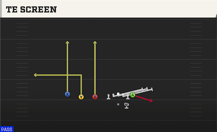 TE SCREEN play diagram