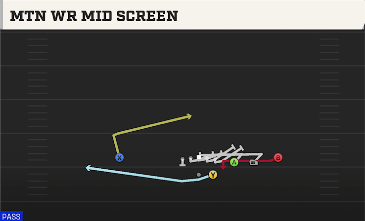 MTN WR MID SCREEN play diagram