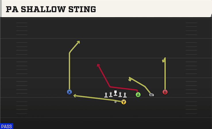 PA SHALLOW STING play diagram