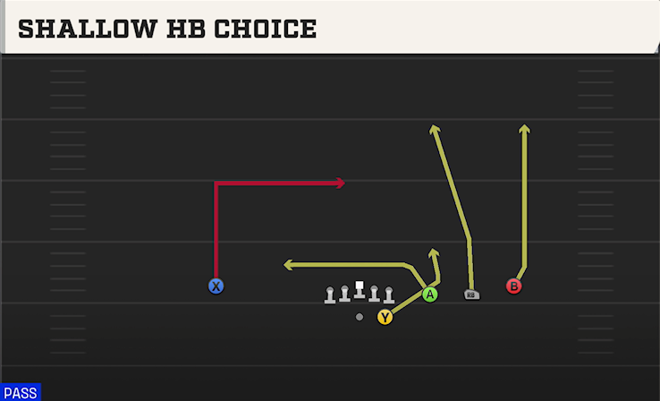 SHALLOW HB CHOICE play diagram