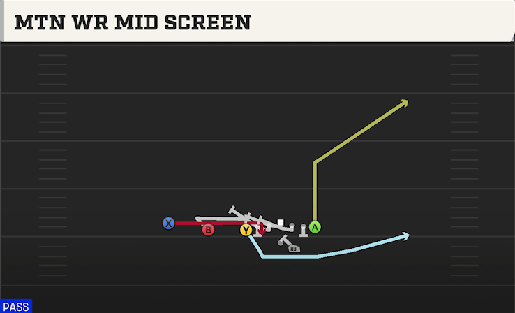 MTN WR MID SCREEN play diagram